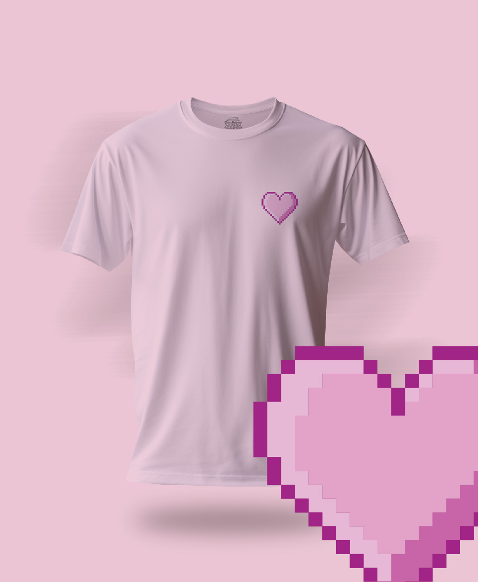 T-shirt Amour Rose 017
